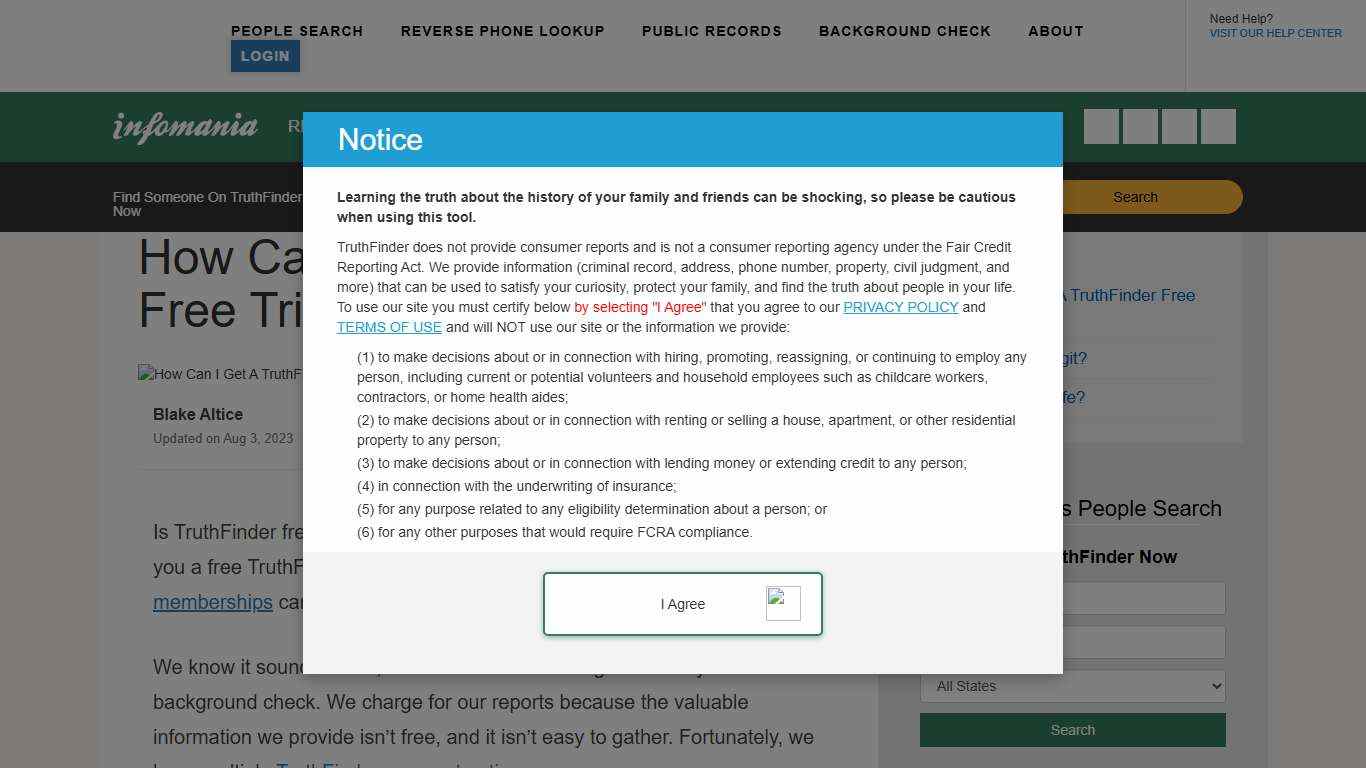 Is TruthFinder Free? No, But We Do Have A Trial