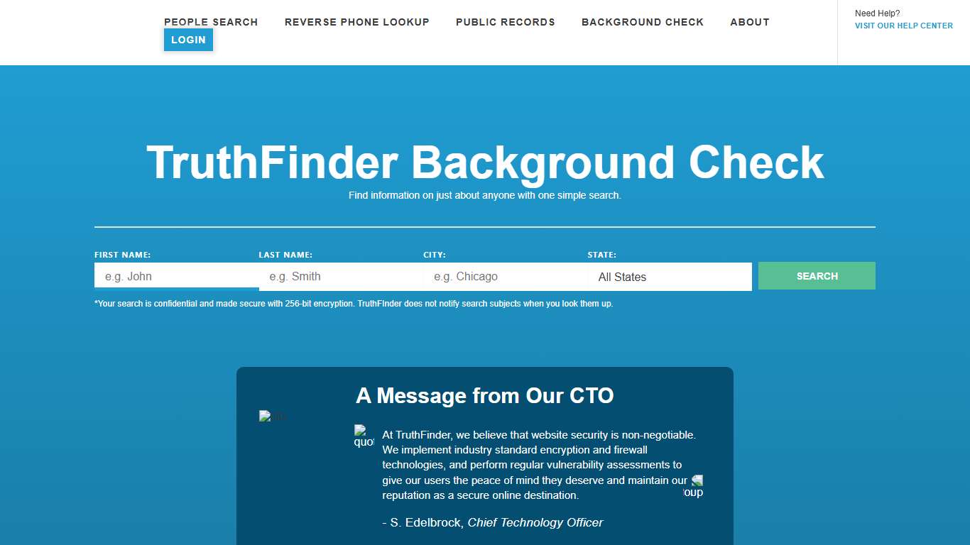 People Search Background Check - Public Background Check TruthFinder